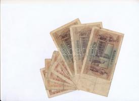 Német Harmadik Birodalom 1942. 5M (3x) + 1944. 1M (2) + 1/2M (3x) T:III,IV German Third Reich 1942. ...