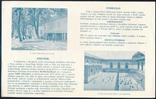 cca 1930 Budapest, Szent Lukács Gyógyfürdő és Nagyszálloda ismertető prospektus