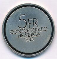 Svájc 1983. 5Fr Cu-Ni "Ernest Ansermet" T:PP kis patina Switzerland 1983. 5 Francs Cu-Ni &...