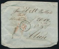 ~1850 Pénzes levél / Insured cover RAAB