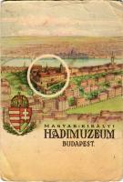 Budapest I. Magyar Királyi Hadimúzeum a várban, magyar címer. Magyar Földrajzi Intézet Rt. kiadása s: Nagyistók I. (EB)