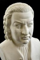 J. S. Bach máz nélküli kerámia büszt. 25 cm