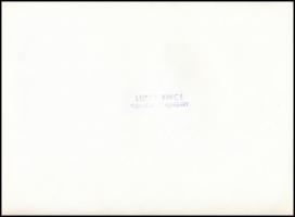 Lussa Vince (1924-2006): Akt fotó, hátulján pecséttel jelzett, 18x24 cm