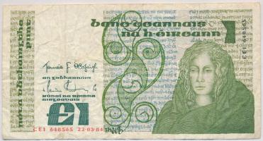 Írország 1989. 1Ł T:III Ireland 1989. 1 Pound C:F Krause#70c