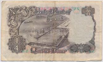 Kuvait 1968. 1/4D T:III 
Kuwait 1968. 1/4 Dinar C:F Krause 6a