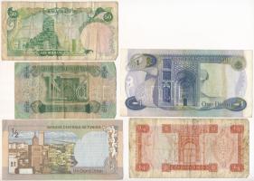 Vegyes: Irán 1974-1979. 50R + Irak 1979. 1/4D + Irak 1979. 1D + Líbia 1971-1972. 1/4D + Tunézia 1972...