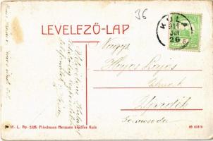 1911 Kula, Elefánt szálloda, utca, Magyar Királyi Dohánynagyáruda. W.L. Bp. 2328. Friedmann Hermann ...