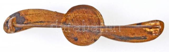 ~1911. "MAESZ (Magyar Aero Szövetség)" zománcozott Br jelvény (11x42mm) T:2 / Hungary ~191...