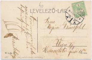 Érsekújvár, Nové Zamky; huszár laktanya udvara. W.L. Bp. 42. / courtyard of the military hussar barr...