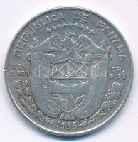 Panama 1953. 1/4B Ag T:2- ph. 
Panama 1953. 1/4 Balboa Ag C:VF edge error
Krause KM#19