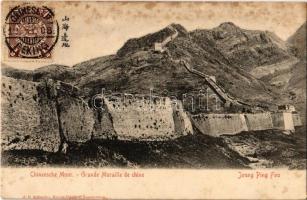 1908 Beijing, Peking; Chineesche Muur / Grande Muraille de chine / Joung Ping Fou / Great Wall of China (fl)