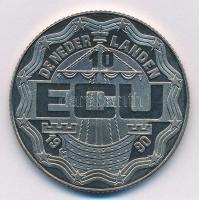 Hollandia 1990. 10 Ecu Ag "Geert Groote" T:1- 
Netherlands 1990. 10 Ecu Ag "Geert Gr...