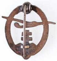 ~1930. "R-P" zománcozott vitorlázórepülő jelvény (24x22mm) T:2 / Hungary ~1930. "R-P&...