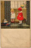 Children art postcard. M. Munk Vienne Nr. 878. s: Pauli Ebner (fl)