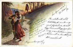 1902 Romantic couple. Verlag Rafael Neuber Serie 6. s: E. Döcker jun.