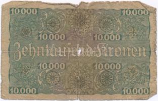 Ausztria 1924. 10.000K "Ein Schilling" felülbélyegzéssel T:IV
Austria 1924. 10.000 Kronen...