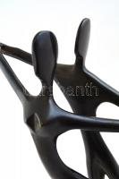 Jelzés nélkül: Tánc. Fém szobor. Kopással m: 30 cm