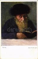 Gebet / Rabbis prayer. B.K.W.I. 776-1. Judaica art postcard s: Lazar Krestin