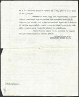 1927 Bp. V., Schweitzer József és Fia a Dunlop Gyártmányok magyarországi képviseletének fejléces lev...