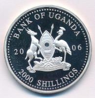 Uganda 2006. 2000Sh Ag "A labdarúgás halhatatlanjainak csarnoka - Bulgária 1990-es évek / Hrisz...