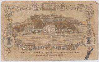 Franciaország / Granville Kereskedelmi Kamara 1920. 1Fr szükségpénz T:III- 
France / Chambre de Com...