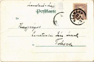 1900 Chamberlain in der Falle! / Chamberlain trapped! Anti-Semitic propaganda with an old Jewish man...