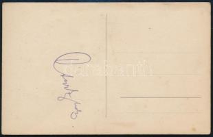 cca 1916 15 cm Autokanone M. 15/16 osztrák-magyar nehéz tábori löveg, fotólap, 8,5×13,5 cm / 15 cm A...