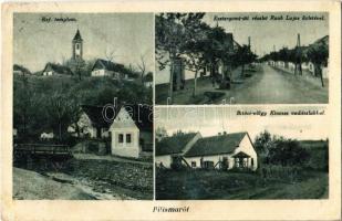 1938 Pilismarót, református templom, Bitóci-völgyi Kincses vadászlak, Esztergomi út, Raab Lajos üzlete és saját kiadása  (Rb)