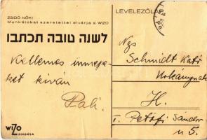 Zsidó nők! Munkátokat szeretettel elvárja a WIZO (Nemzetközi Cionista Nőszervezet) / Jewish women! Y...