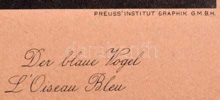 cca 1923 A Berlinben működött orosz avantgard színház, a "Der blaue Vogel" (The Blue Bird)...