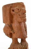 Tóbiás jelzéssel: Quasimodo. Faragott fa. m:27 cm