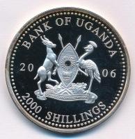 Uganda 2006. 2000Sh Ag "A labdarúgás halhatatlanjainak csarnoka - Jugoszlávia 1990-es évek / De...