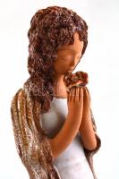 Berg kerámia női figura, mázas festett kerámia, jelzett, hibátlan, m:43 cm