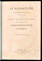A Magyar Királyi Igazságügyministerium rendeleteinek gyűjteménye. 1873./1874./1875./1876./1877./1878...
