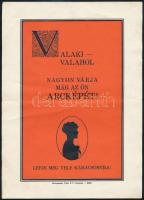 1927 A Műterem című fényképészeti szaklap különálló reklámmelléklete Valaki valahol - nagyon várja az Ön arcképét! címmel, hajtva, jó állapotban