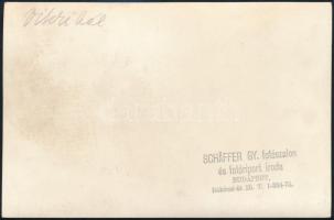 cca 1930 Vitézi báli fotó, hátoldalon feliratozva, Schäffer műterméből, pecséttel jelzett, 11,5×17,5...