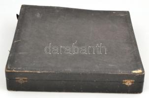 Wellner alpakka evőeszköz készlet (6 személyes), eredeti dobozában, jelzett, össz. 26 db