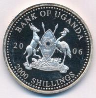 Uganda 2006. 2000Sh Ag "A labdarúgás halhatatlanjainak csarnoka - Lengyelország 1980-es évek / ...
