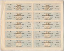 Budapest 1941. "4%-kal kamatozó állami nyereménykölcsön - államadóssági kötvény" 200P-ről ...