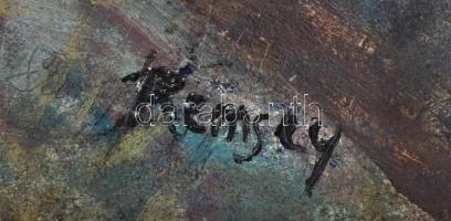 Remsey jelzéssel: Fajdkakas. Olaj, farost, fa keretben, 70x90 cm