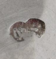 Ezüst (Ag) virág alakú medál, jelzett, h: 2 cm, nettó: 3,3 gr