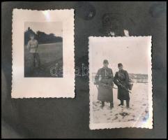 1940 Erdélyben (Nagyvárad, Szatmárnémeti, Zilah-Alszeg) készített fotók, magyar katonák bevonulása k...