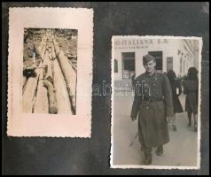 1940 Erdélyben (Nagyvárad, Szatmárnémeti, Zilah-Alszeg) készített fotók, magyar katonák bevonulása k...