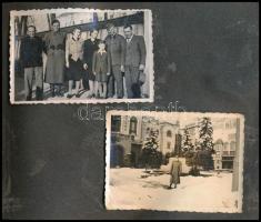 1940 Erdélyben (Nagyvárad, Szatmárnémeti, Zilah-Alszeg) készített fotók, magyar katonák bevonulása k...