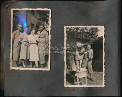 1940 Erdélyben (Nagyvárad, Szatmárnémeti, Zilah-Alszeg) készített fotók, magyar katonák bevonulása k...