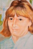 Kontuly jelzéssel: Női arckép. Olaj, vászon, 60x40 cm