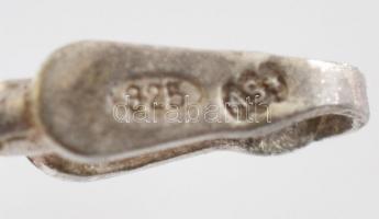 Ezüst (Ag) karkötő, jelzett, h: 21 cm, nettó: 1,9 gr