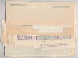 61db vegyes nyereménykötvény, részvény, kötvény szelvény tétel T:vegyes