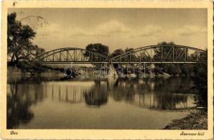 1941 Dés, Dej; Szamos híd / Somes river bridge