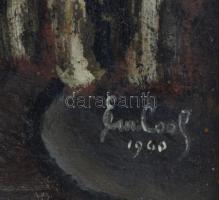 Olvashatatlan jelzéssel: Holland tengerpart. Olaj, farost. Díszes, sérült fa keretben, 40x50 cm